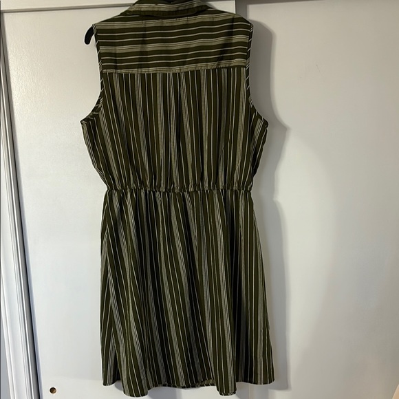 Speed Limit MPH Green Striped Mini Dress size 2X - Picture 5 of 5